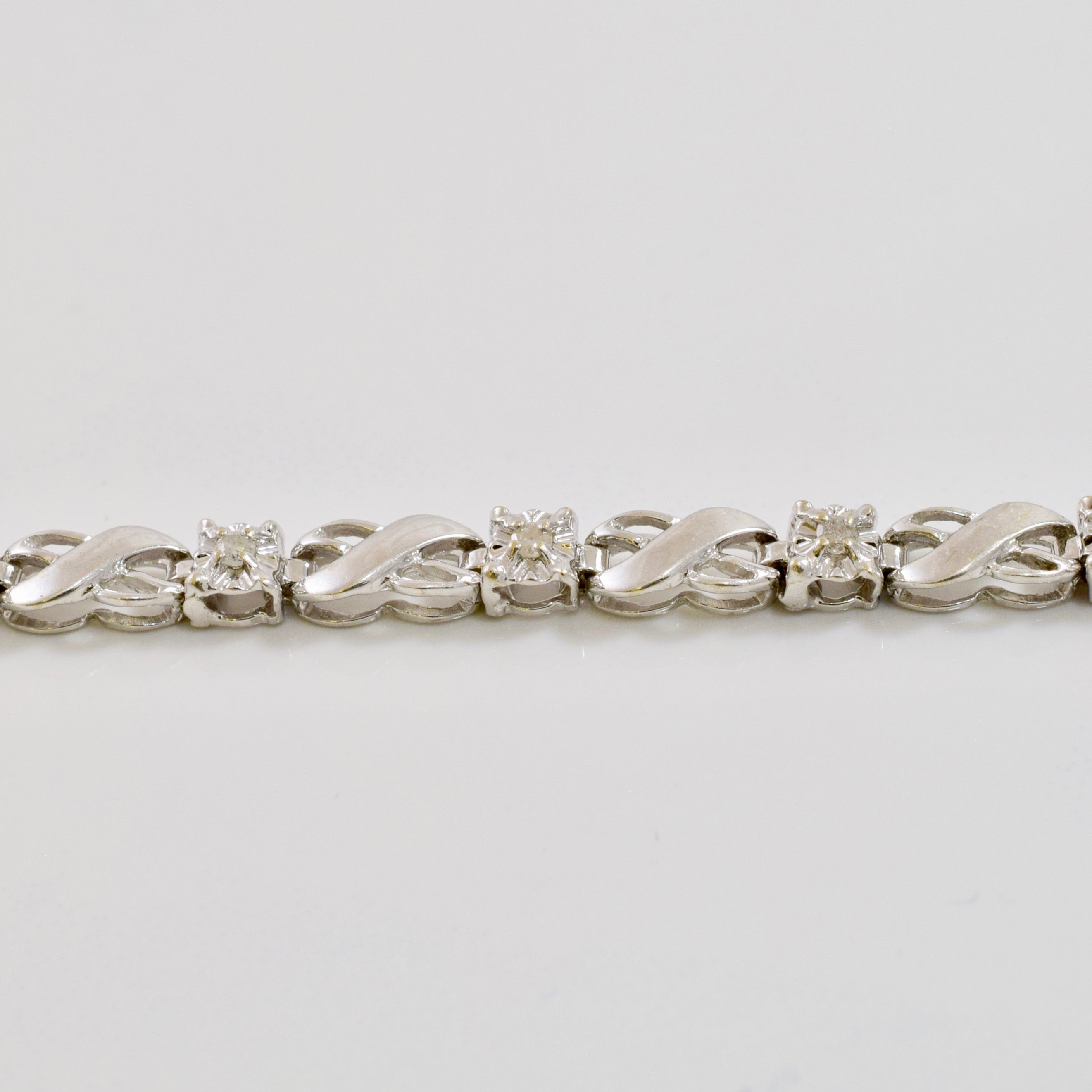 Diamond Tennis Bracelet | 0.15 ctw SZ 7" |