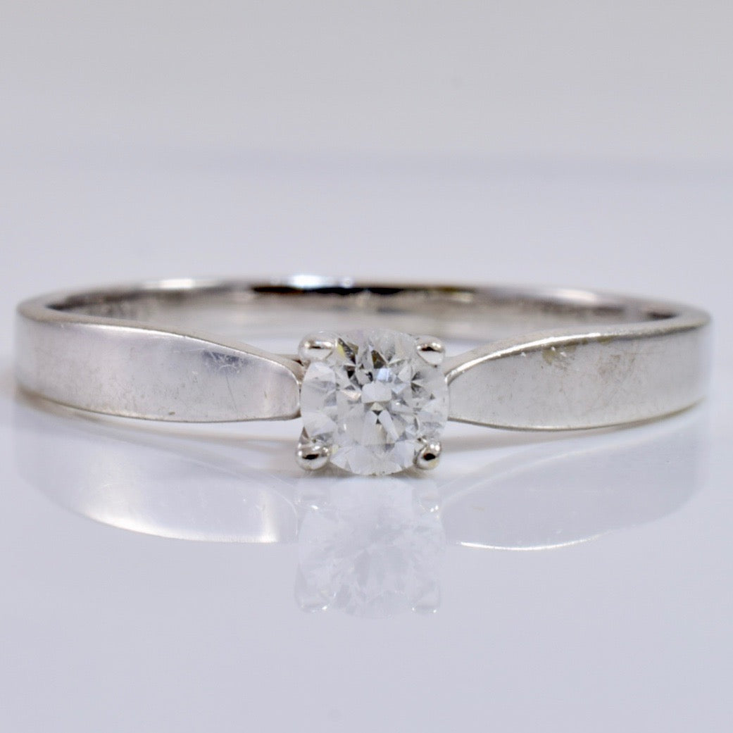 Solitaire Engagement Ring | 0.15 ct SZ 5.5 |