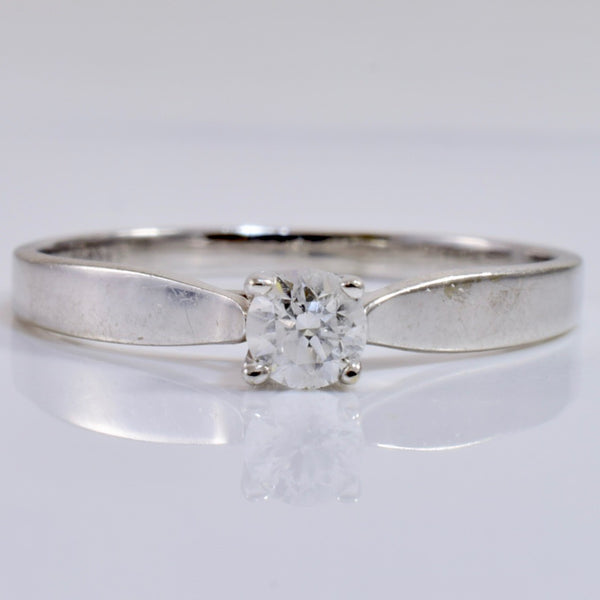Solitaire Engagement Ring | 0.15 ct SZ 5.5 |