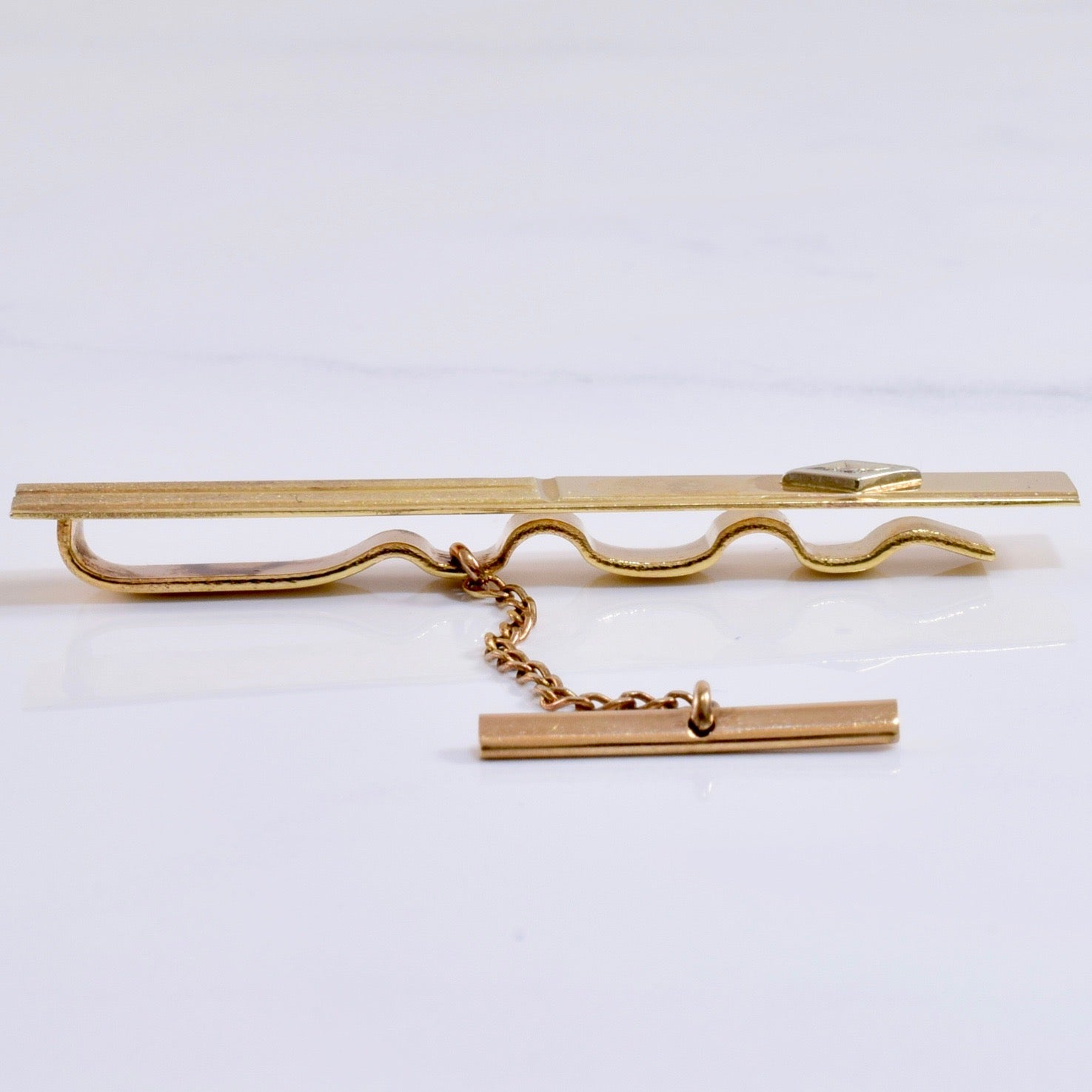 Vintage Diamond Tie Clip