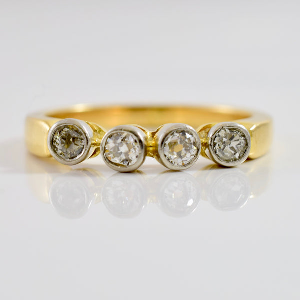 Edwardian Old European Cut Diamond Band | 0.32 ctw SZ 7.25 |