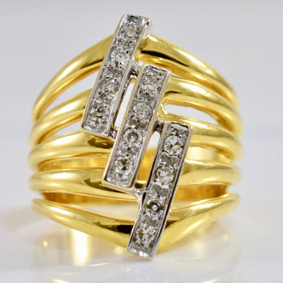 Layered Diamond Ring | 0.18 ctw SZ 4 |