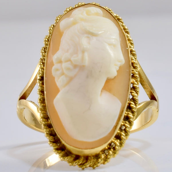 Mother of Pearl Cameo Ring | SZ 5.5 |