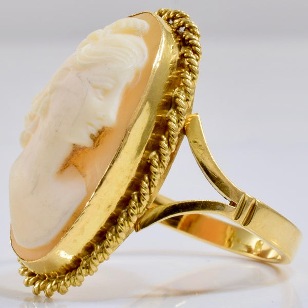 Mother of Pearl Cameo Ring | SZ 5.5 |