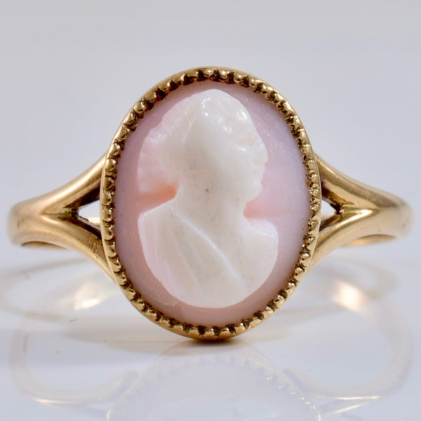 Mother of Pearl Cameo Ring | 5.5 |