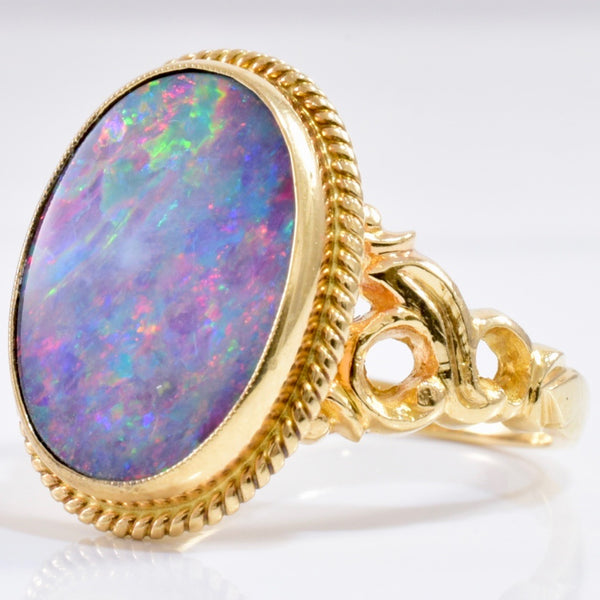 Bezel Set Opal Ring | SZ 6.75 |