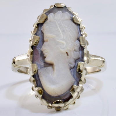 Mother of Pearl Cameo Ring | SZ 5.75 |