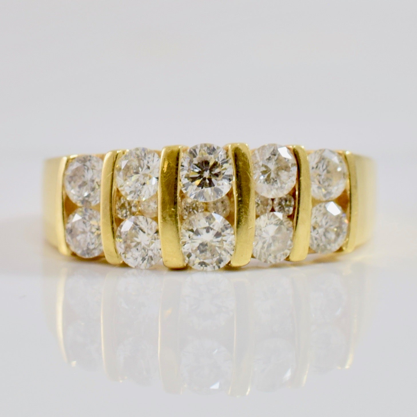 Channel Set Diamond Band | 0.95 ctw SZ 6.75 |