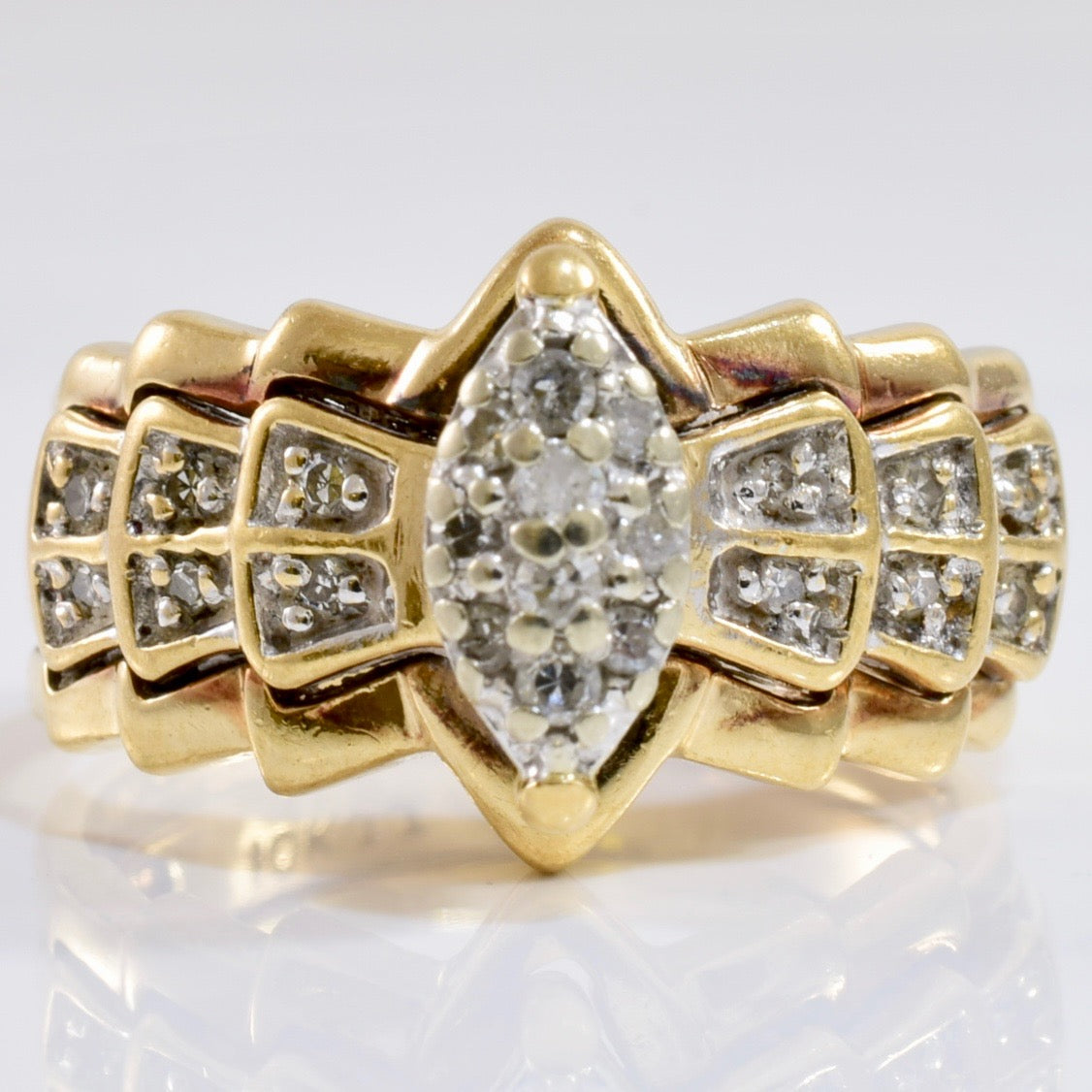 Diamond Cluster Ring | 0.14 ctw SZ 6.75 |