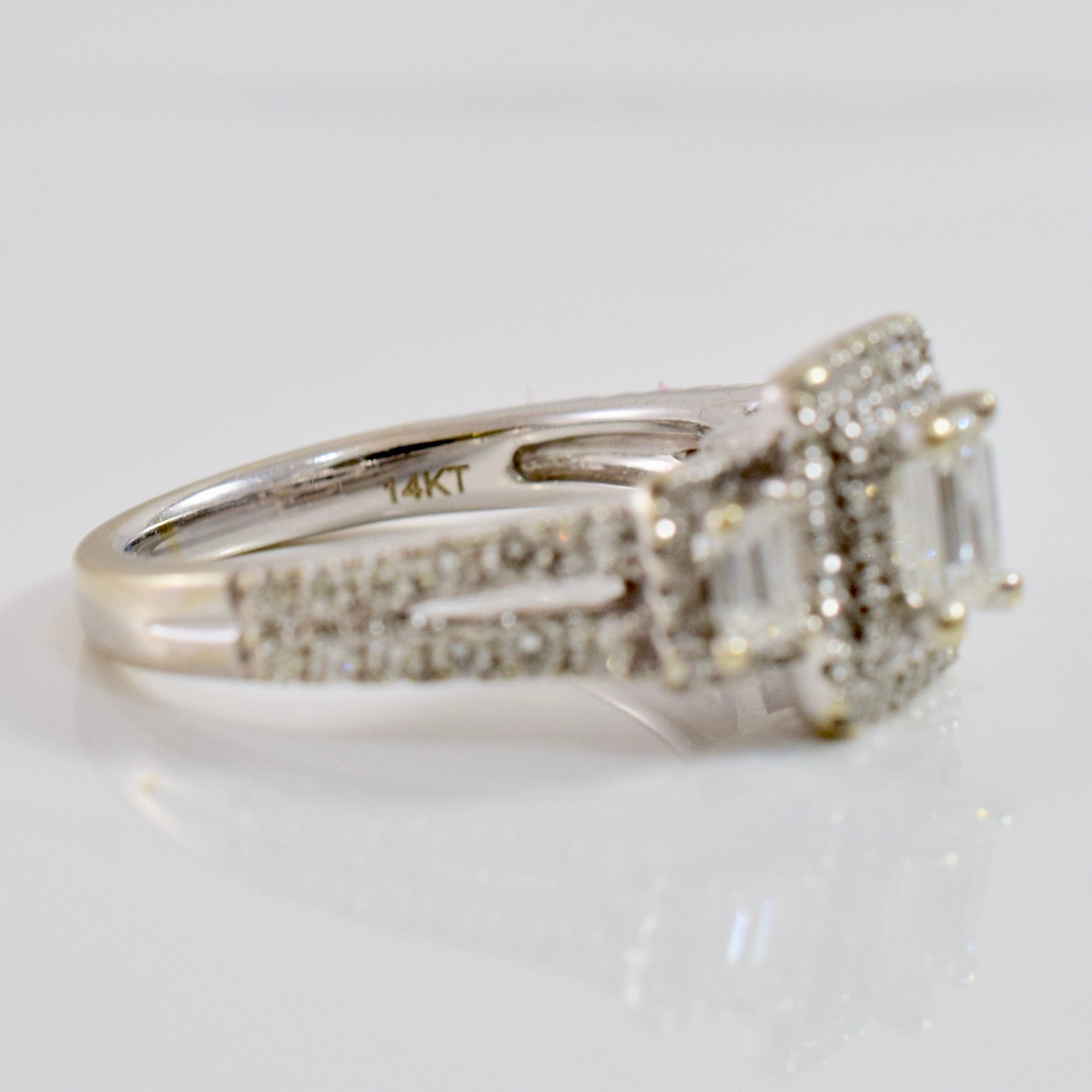 'Vera Wang' Love Collection Diamond Engagement Ring | 1.15 ctw SZ 5.5 |