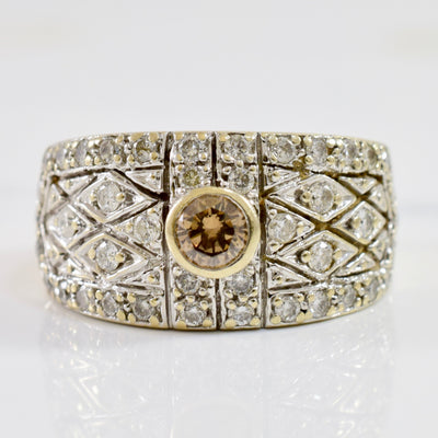 Chocolate Diamond Cluster Ring | 0.73 ctw SZ 5.75 |