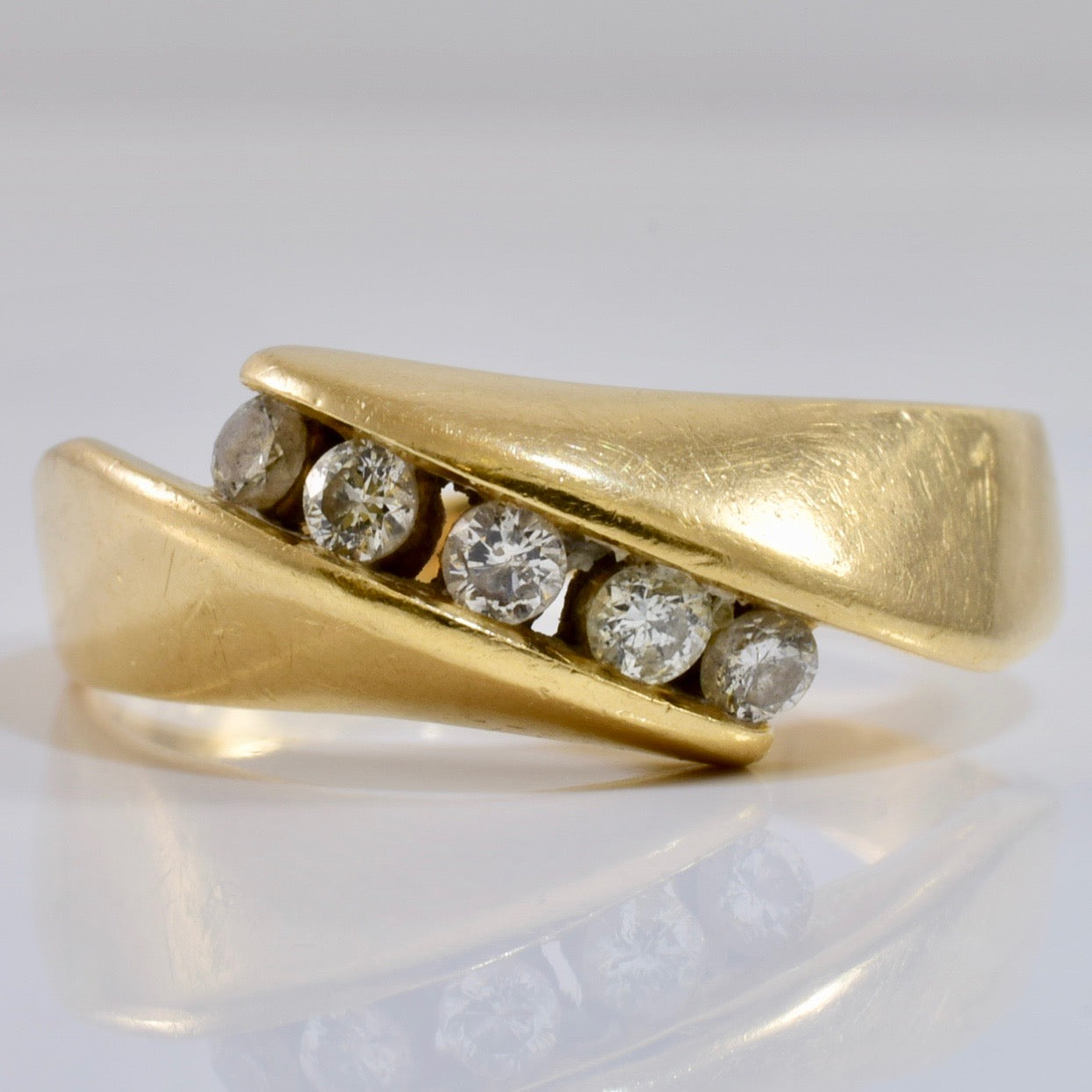 Diamond Bypass Ring | 0.20 ctw SZ 8.5 |