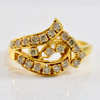 Prong Set Diamond Cluster Ring | 0.50 ctw SZ 7.75 |