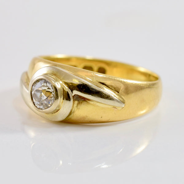 1890s Bezel Set Diamond Ring | 0.30ct | SZ 5 |