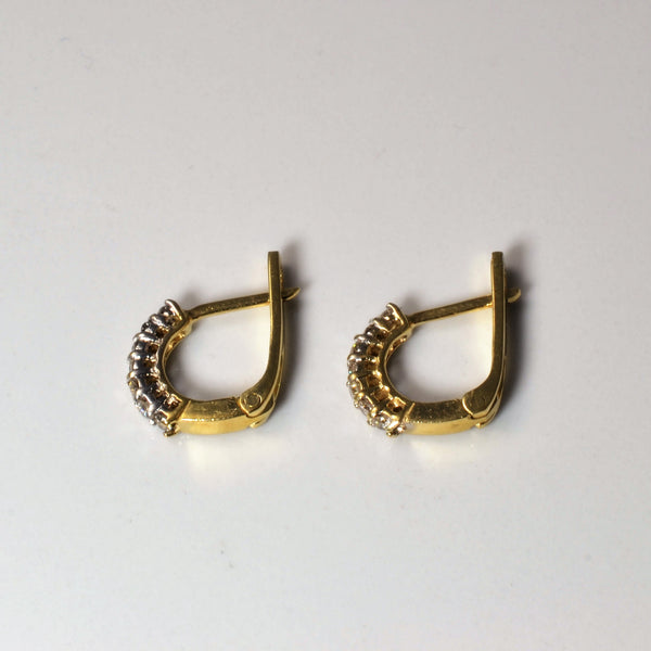 Pave Diamond Mini Hoop Earrings | 0.21ctw |