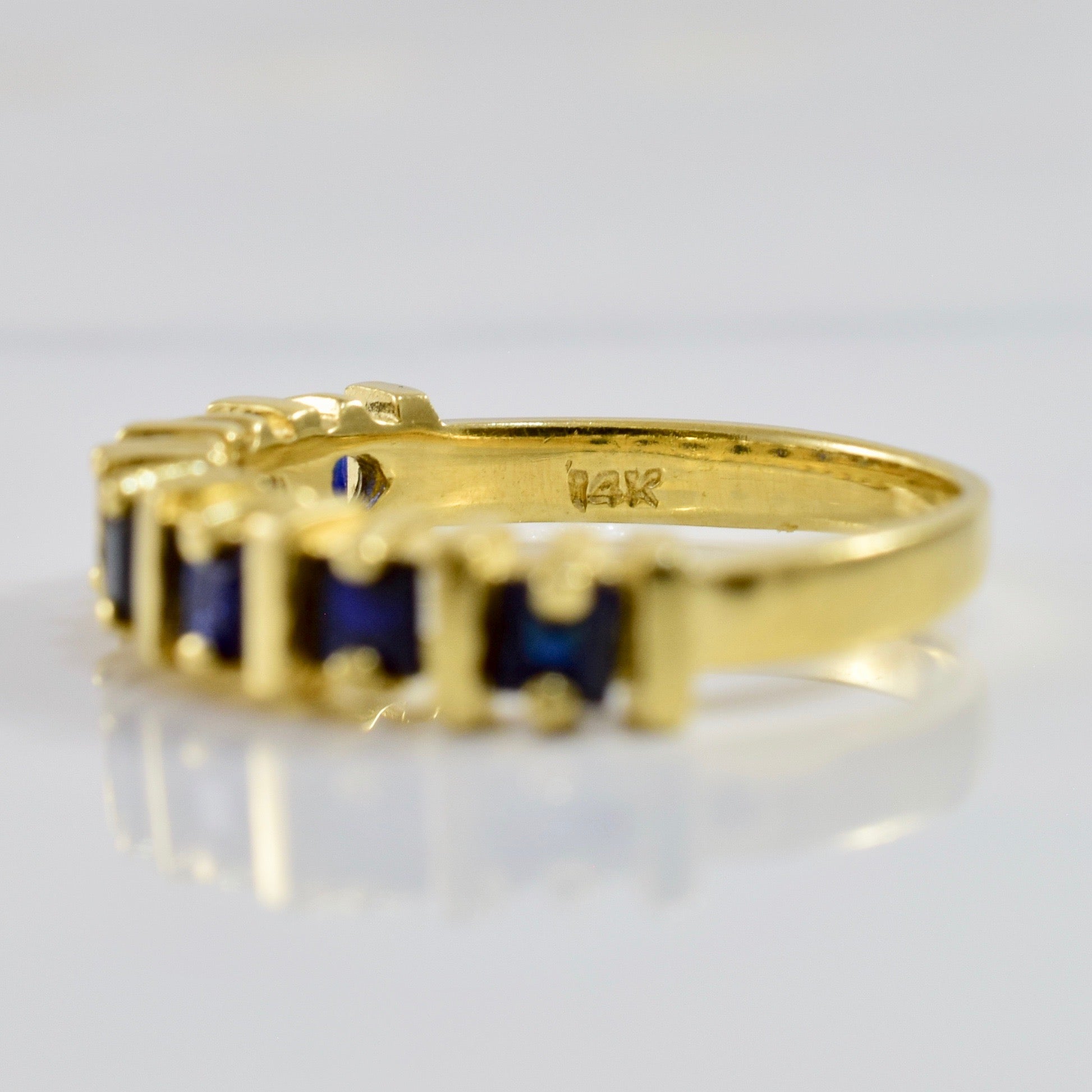 Prong Set Sapphire Ring | SZ 5.5 |