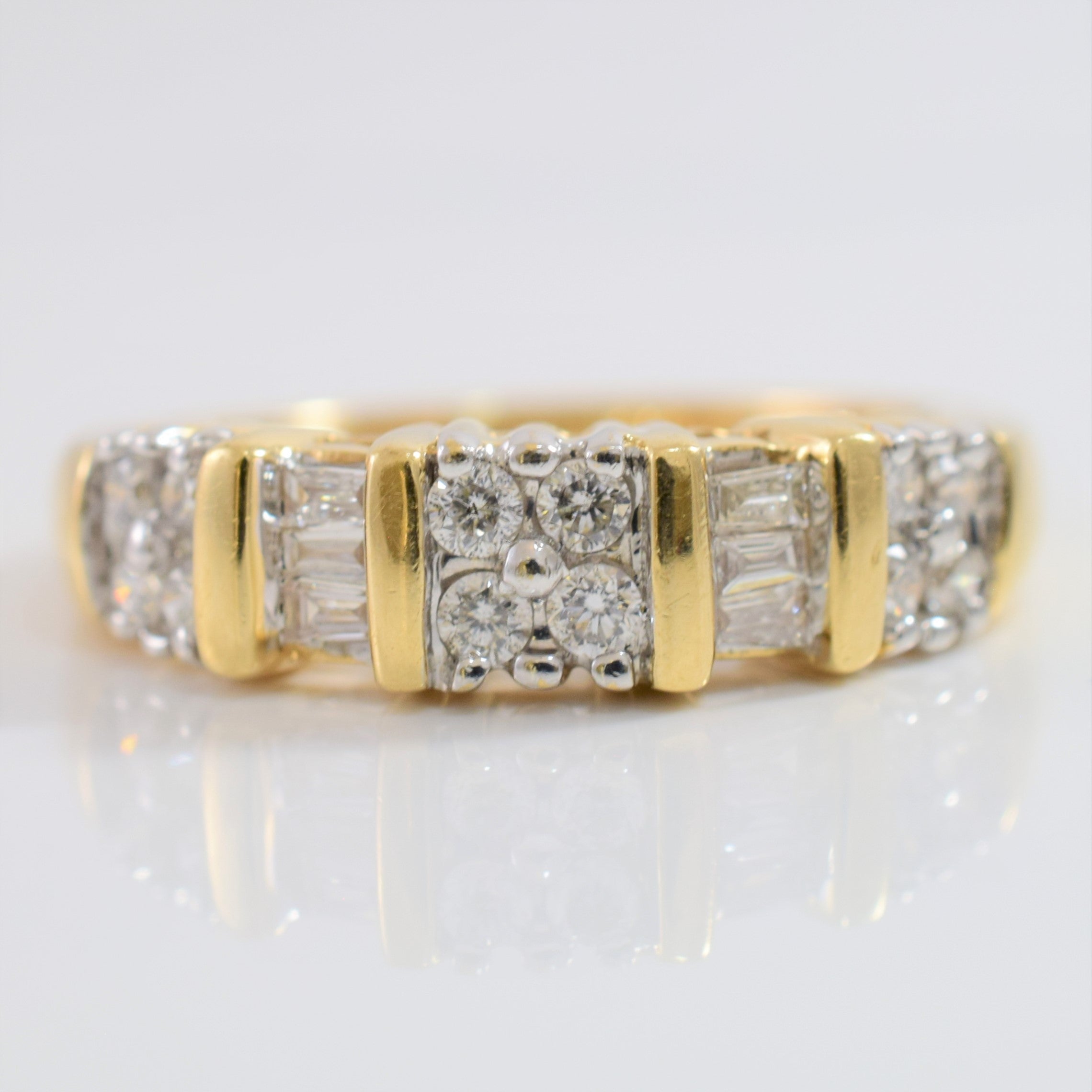 Alternating Diamond Cluster Band | 0.50 ctw SZ 7 |