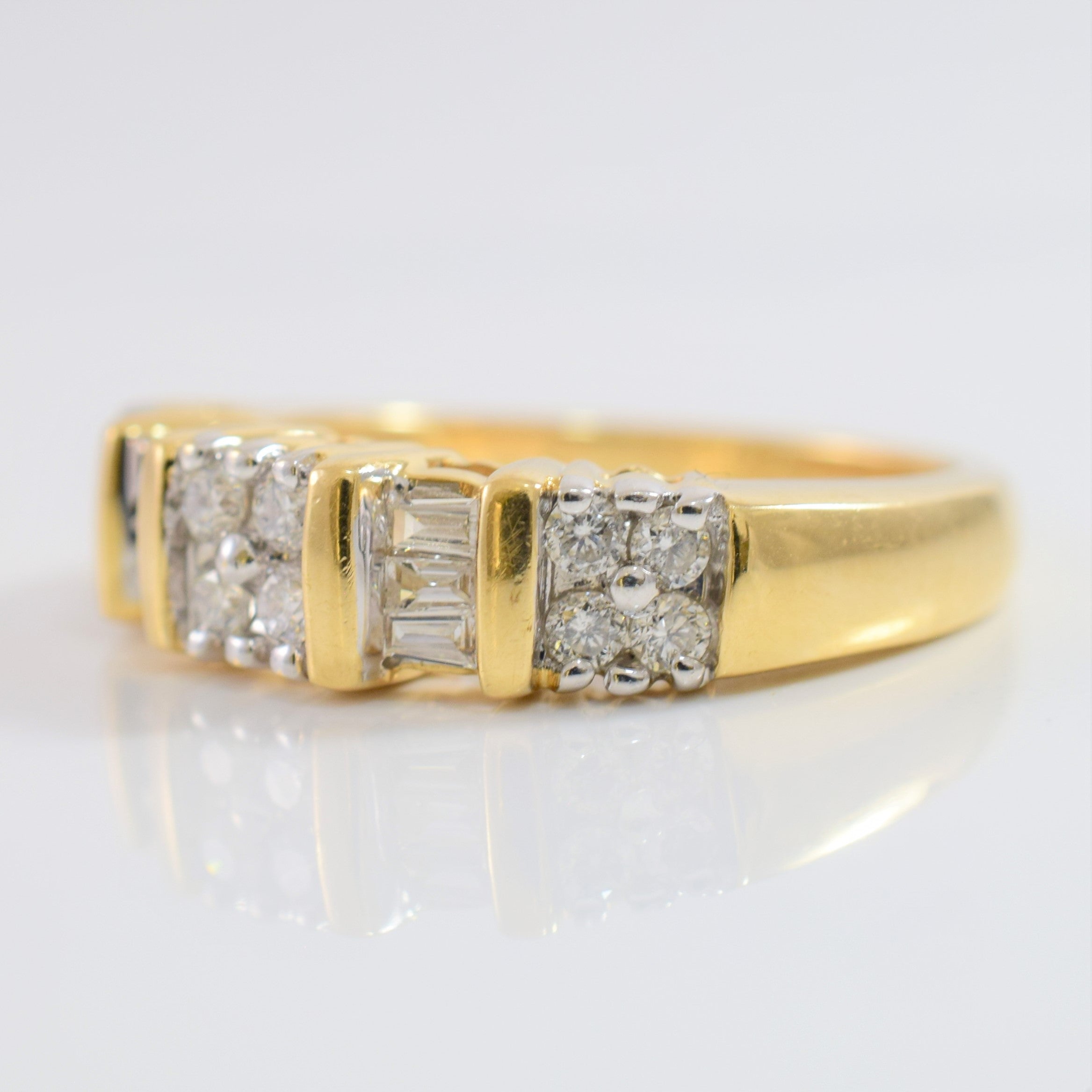 Alternating Diamond Cluster Band | 0.50 ctw SZ 7 |