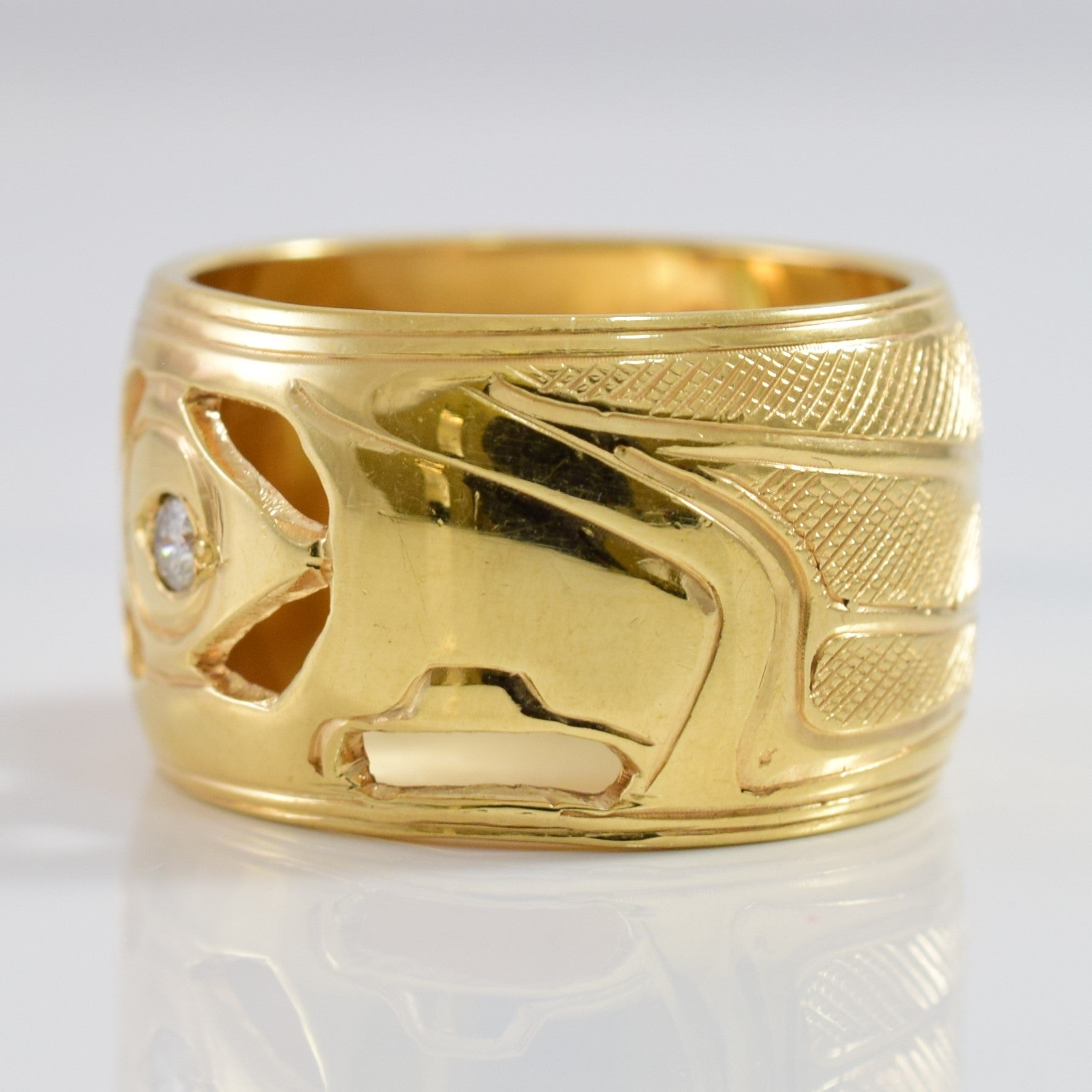 Indigenous Eagle Ring | 0.05 ctw SZ 7 |