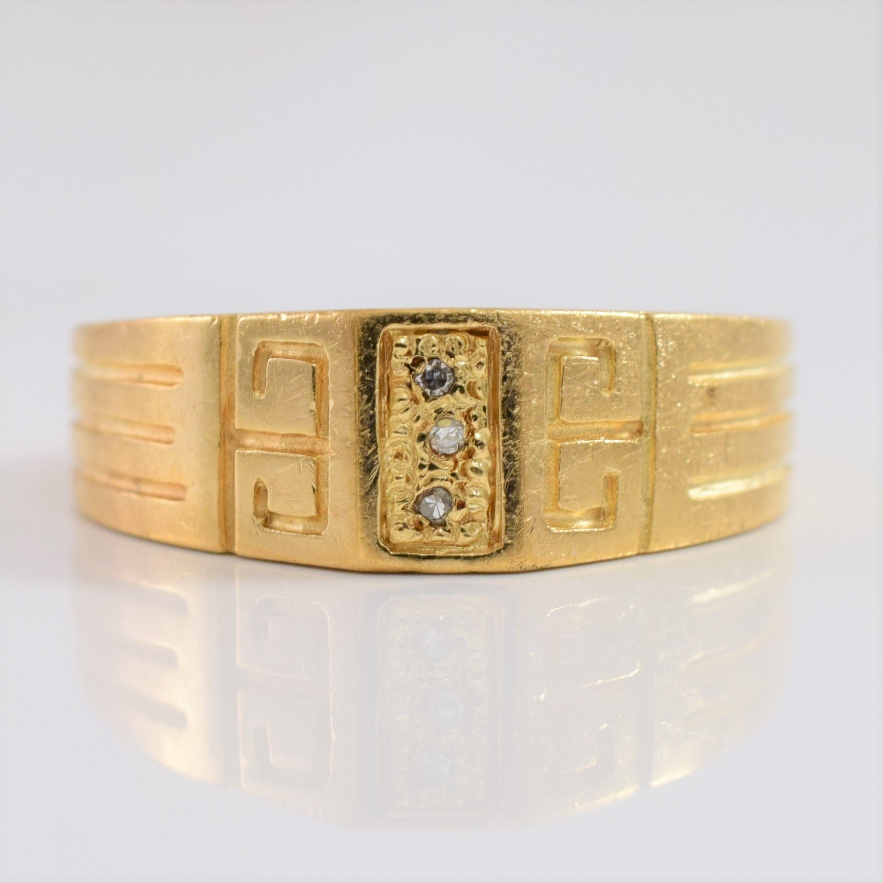 Geometric Diamond Band | 0.01 ctw SZ 7 |