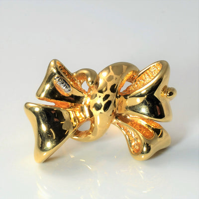 Raika' Hollow Bow Ring | SZ 9.75 |