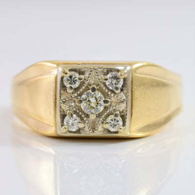 Ornate Diamond Ring | 0.21 ctw SZ 11.25 |