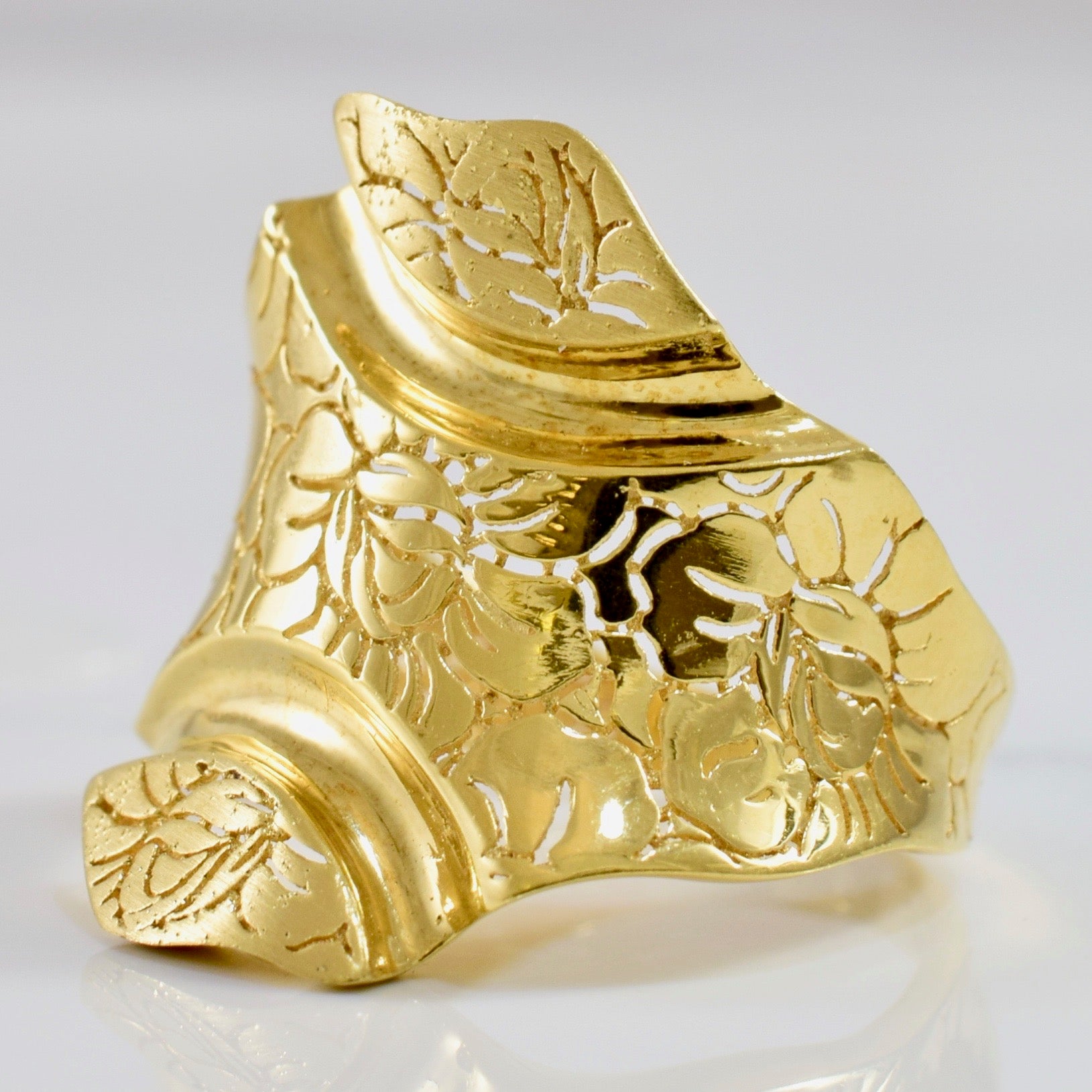 Gold Floral Ring | SZ 7.5 |