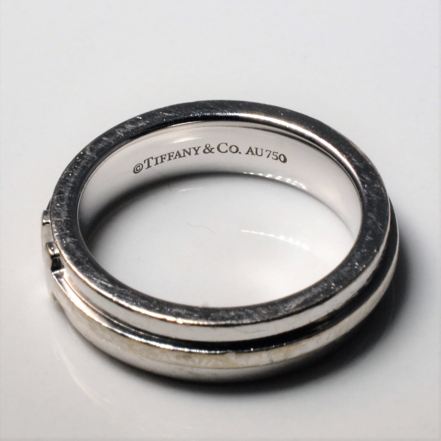 'Tiffany & Co.' Narrow T Ring | SZ 4.25 |