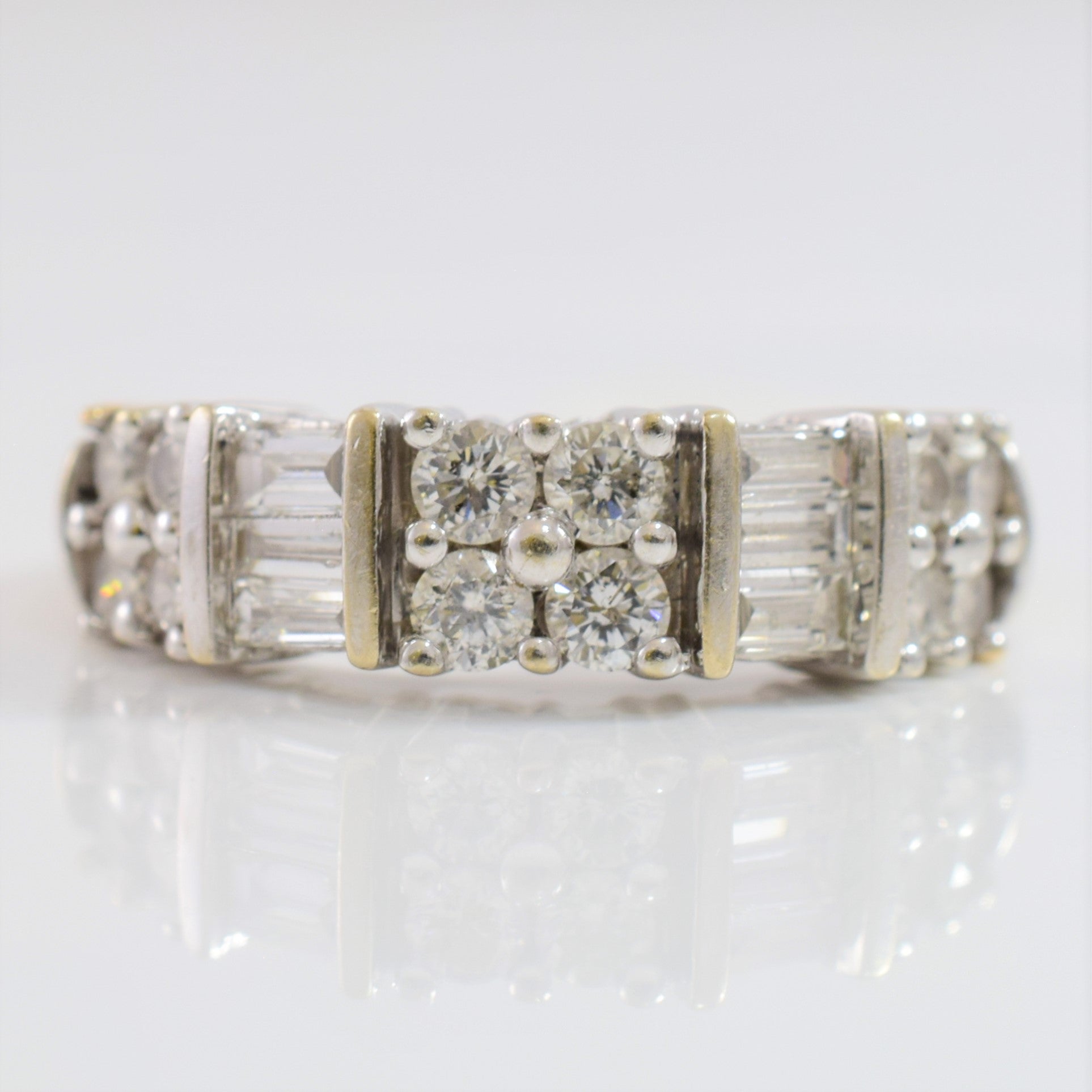 Alternating Diamond Band | 0.72 ctw SZ 7 |