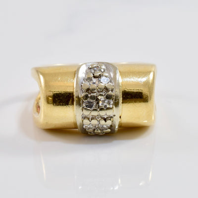 Folded Diamond Band | 0.15 ctw SZ 2.5 |