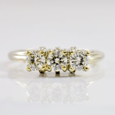 Three Stone Diamond Ring | 0.64 ctw SZ 8 |