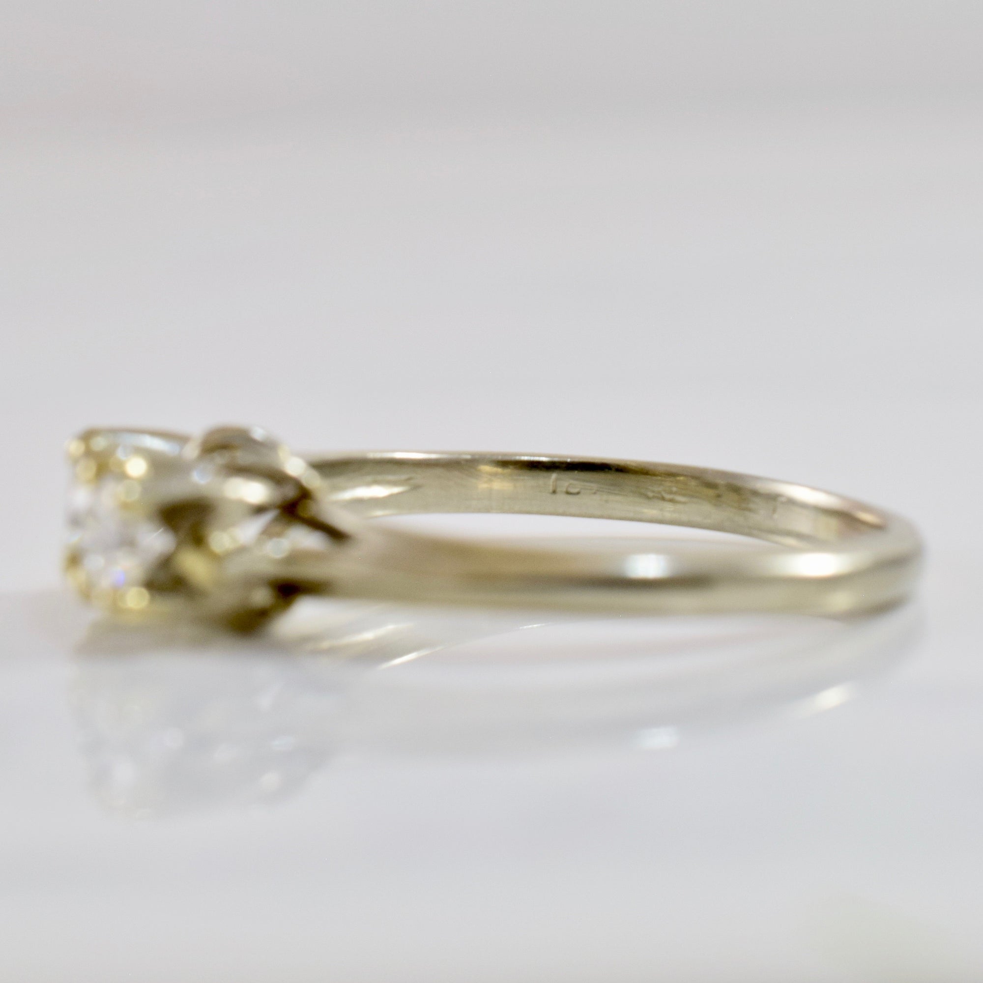 Three Stone Diamond Ring | 0.64 ctw SZ 8 |