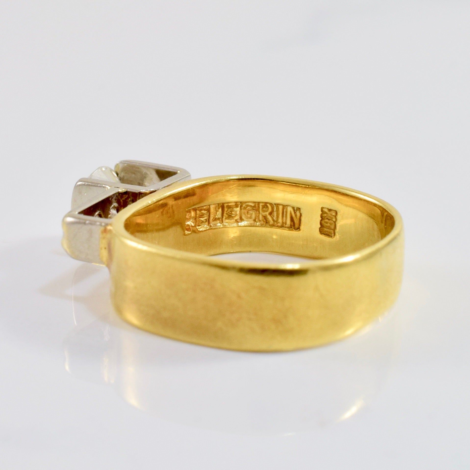 PELEGRIN Custom Diamond Engagement Ring | 0.45 ctw | SZ 3.75 |