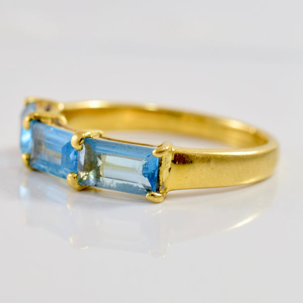 Blue Topaz Ring | SZ 5.75 |