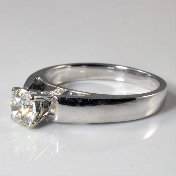 Tapered Solitaire Diamond Engagement Ring | 0.45ct | SZ 5.5 |