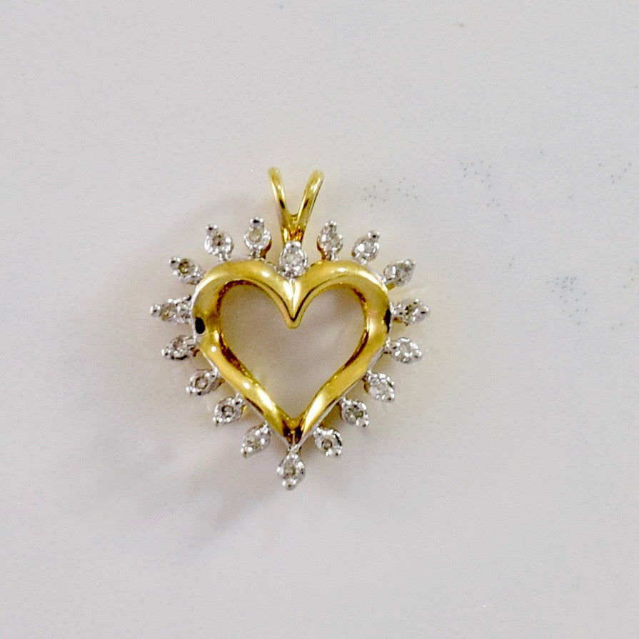Diamond Heart Pendant | 0.09 ctw |