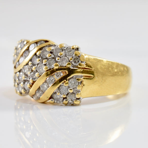 Diamond Cluster Ring | 0.30 ctw SZ 4.75 |