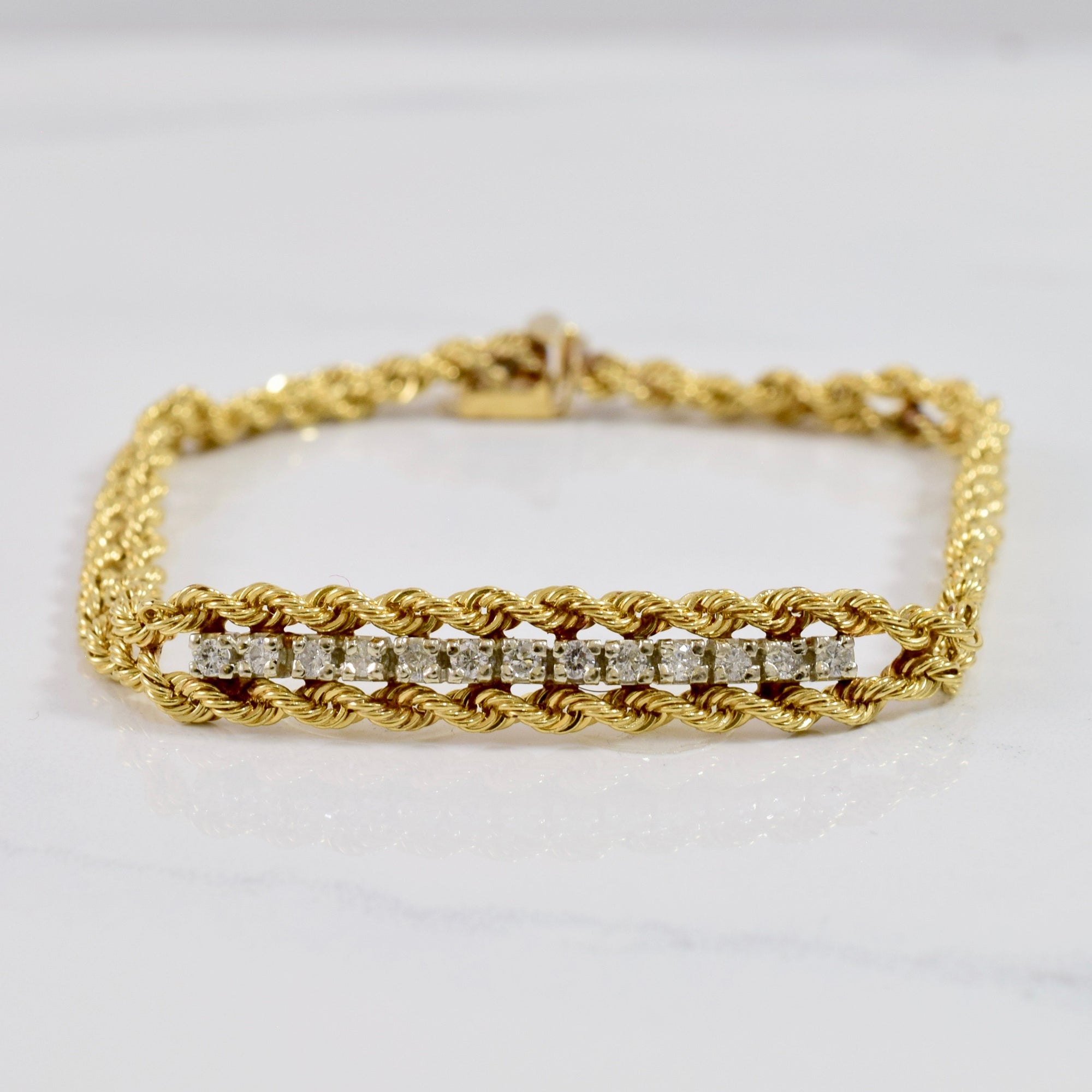Diamond Rope Bracelet | 0.37 ctw SZ 7