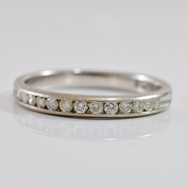 Channel Set Diamond Band | 0.28 ctw SZ 7.25 |