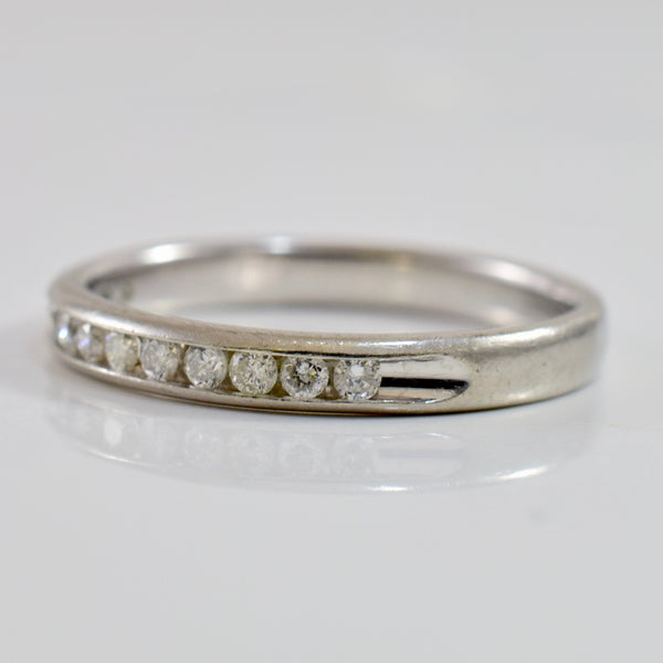 Channel Set Diamond Band | 0.28 ctw SZ 7.25 |