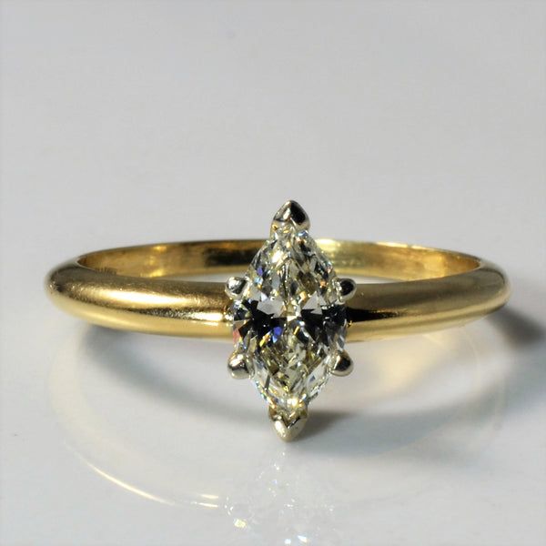 Solitaire Marquise Diamond Engagement Ring | 0.55ct | SZ 8.25 |