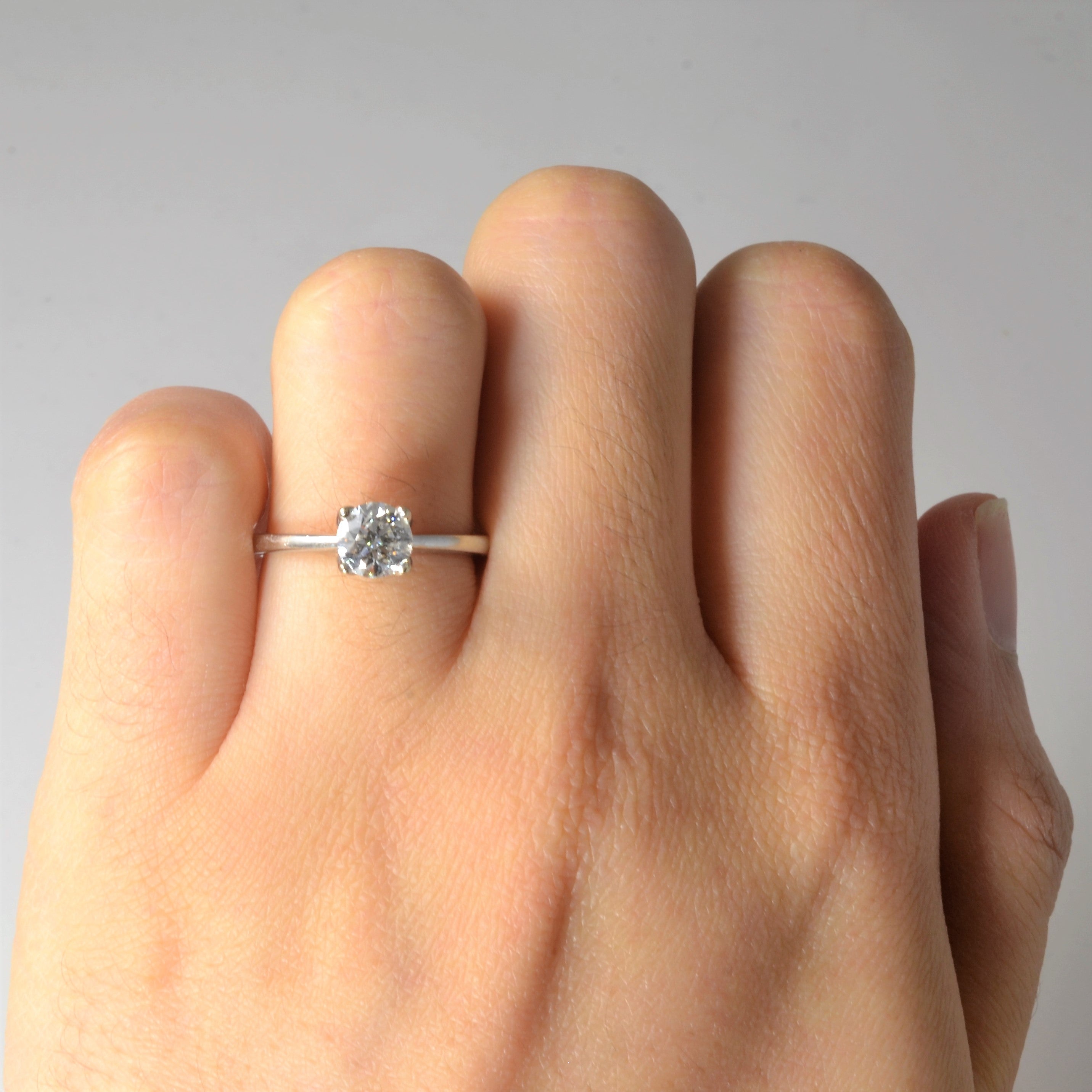 Low Profile Lotus Basket Canadian Diamond Ring | 0.73ct | SZ 5.5 |