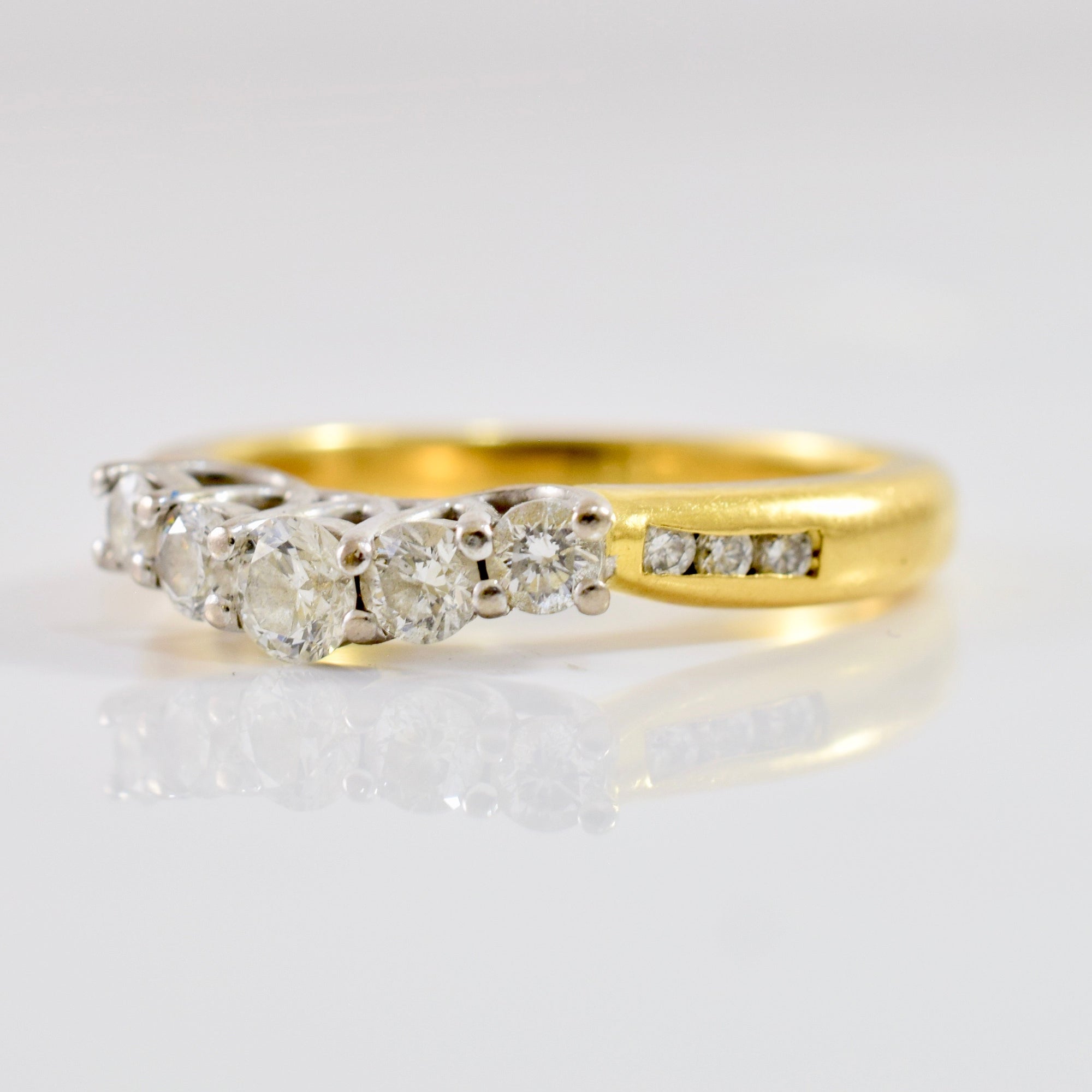 Five Stone Diamond Ring | 0.48 ctw SZ 6 |