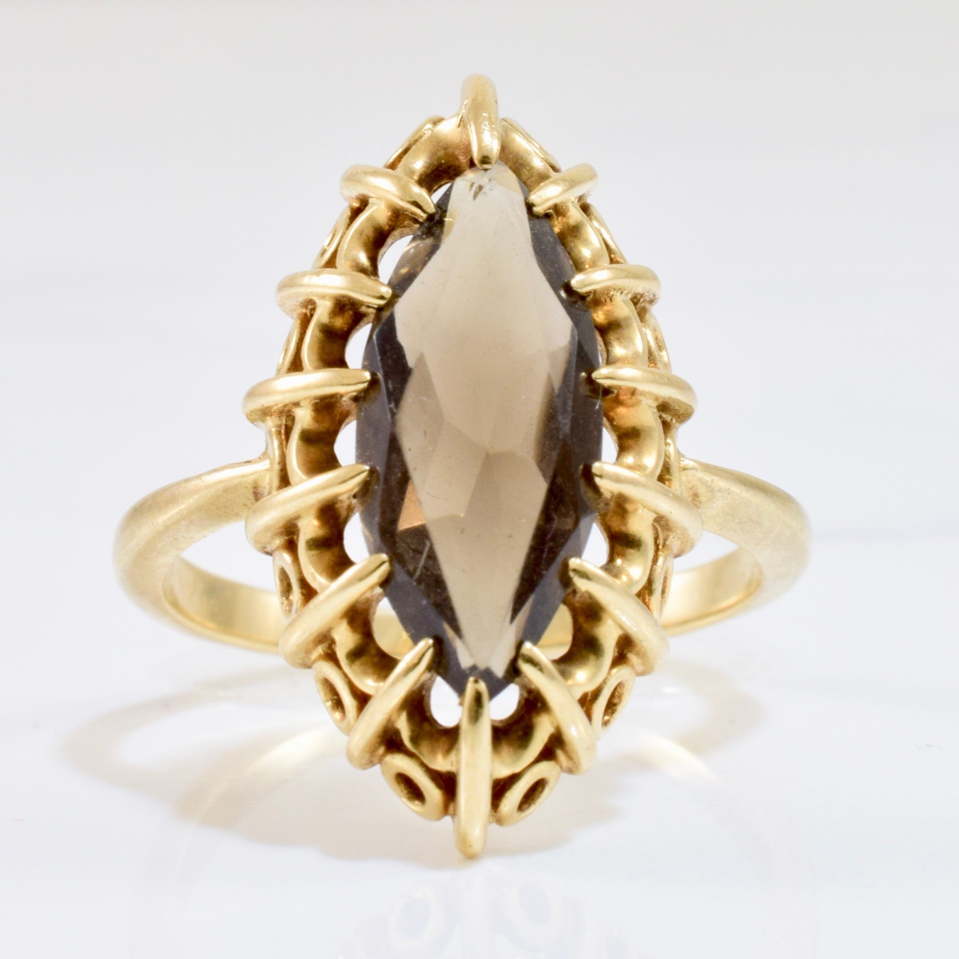 1980's Smoky Quartz Ring | SZ 7 |