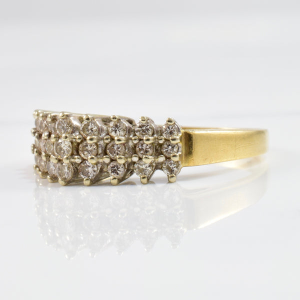 High Set Diamond Cluster Ring | 0.56 ctw SZ 8 |