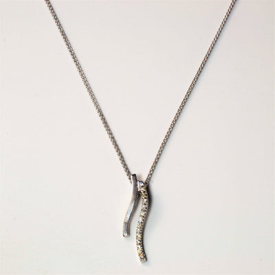 Journey Diamond Necklace | 0.14ctw | 18