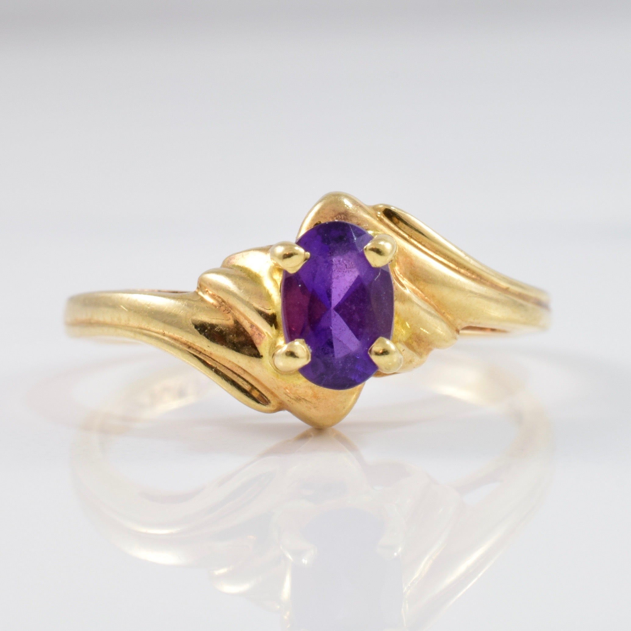 Amethyst Bypass Ring | SZ 6.5 |