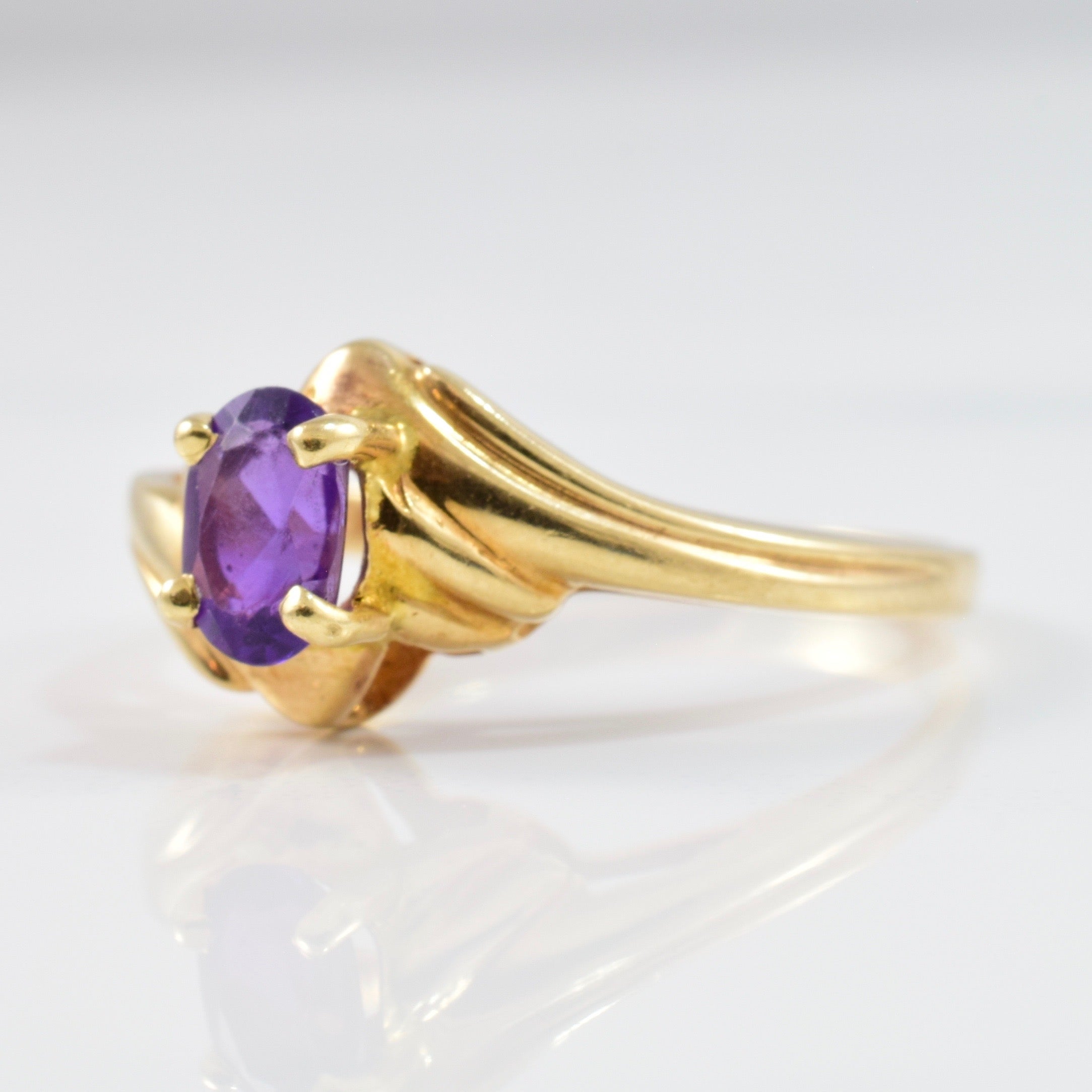 Amethyst Bypass Ring | SZ 6.5 |