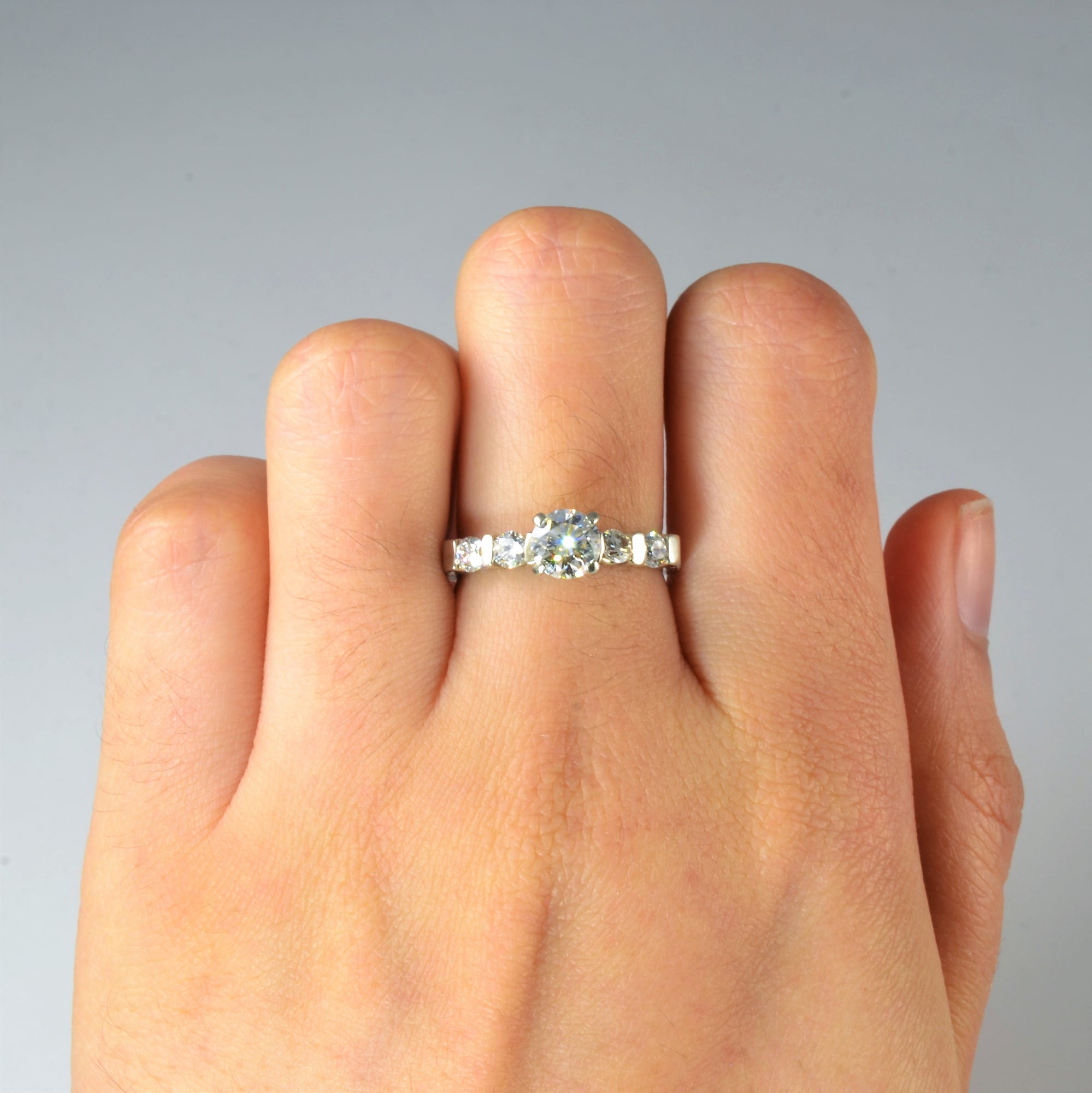 Five Stone Diamond Engagement Ring | 1.14ctw | SZ 6.5 |