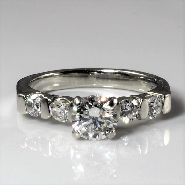 Five Stone Diamond Engagement Ring | 1.14ctw | SZ 6.5 |